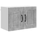 Dulap de bucătărie cu raft 2 pcs Gri din beton 60 x 31 x 40 cm - WALTI WALTI