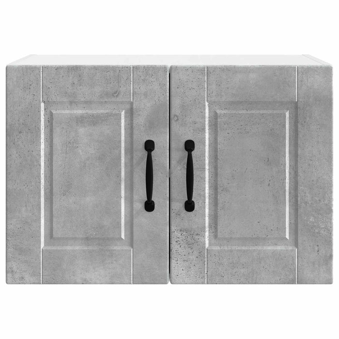 Dulap de bucătărie cu raft 2 pcs Gri din beton 60 x 31 x 40 cm - WALTI WALTI