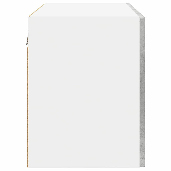 Dulap de bucătărie cu raft 2 pcs Gri din beton 60 x 31 x 40 cm - WALTI WALTI