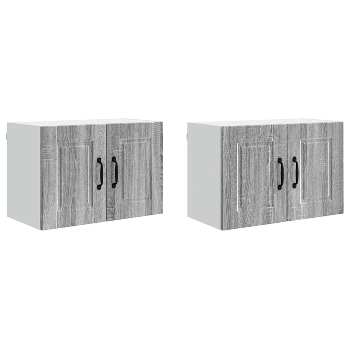 Dulap de bucătărie cu raft 2 pcs Gri Sonoma 60 x 31 x 40 cm - WALTI WALTI