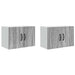 Dulap de bucătărie cu raft 2 pcs Gri Sonoma 60 x 31 x 40 cm - WALTI WALTI