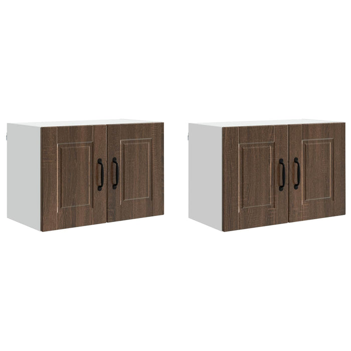 Dulap de bucătărie cu raft 2 pcs Stejar închis 60 x 31 x 40 cm - WALTI WALTI