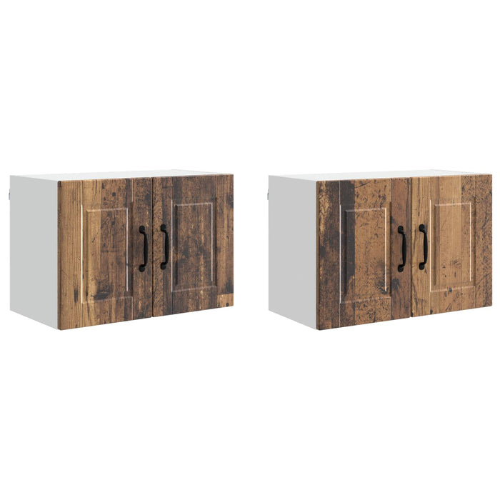 Dulap de bucătărie cu raft 2 pcs Lemn vechi 60 x 31 x 40 cm - WALTI WALTI