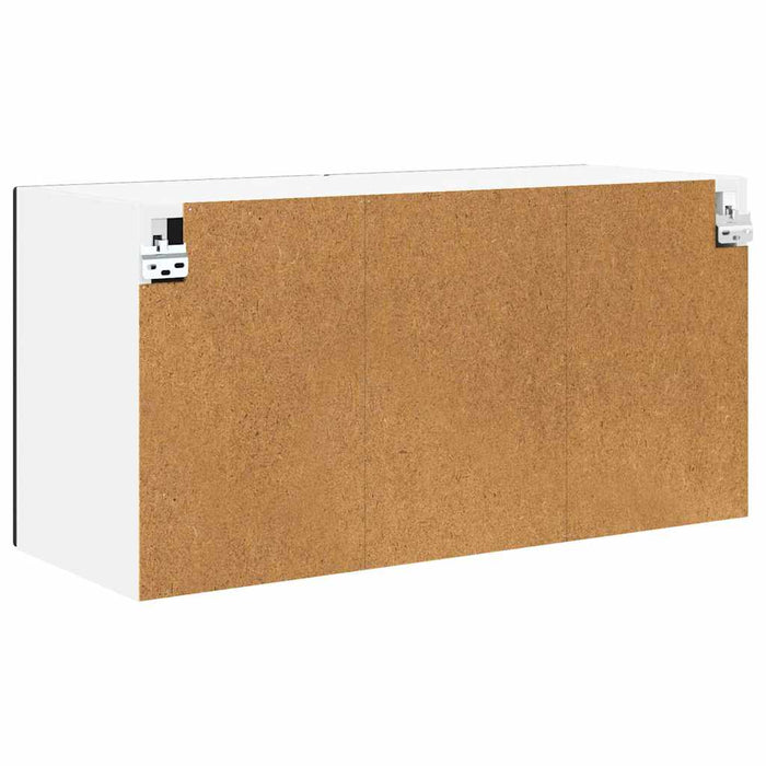 Dulap de bucătărie cu raft Negru 80 x 31 x 40 cm Lemn compozit - WALTI WALTI
