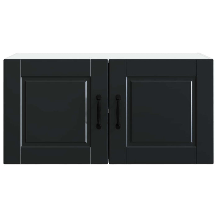 Dulap de bucătărie cu raft Negru 80 x 31 x 40 cm Lemn compozit - WALTI WALTI