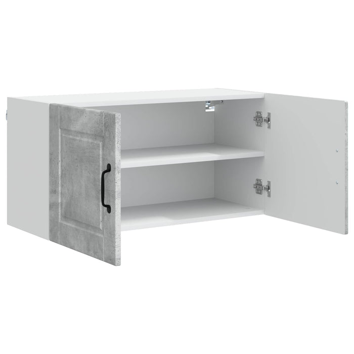 Dulap de bucătărie Gri din beton 80 x 31 x 40 cm Lemn compozit - WALTI WALTI