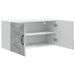 Dulap de bucătărie Gri din beton 80 x 31 x 40 cm Lemn compozit - WALTI WALTI