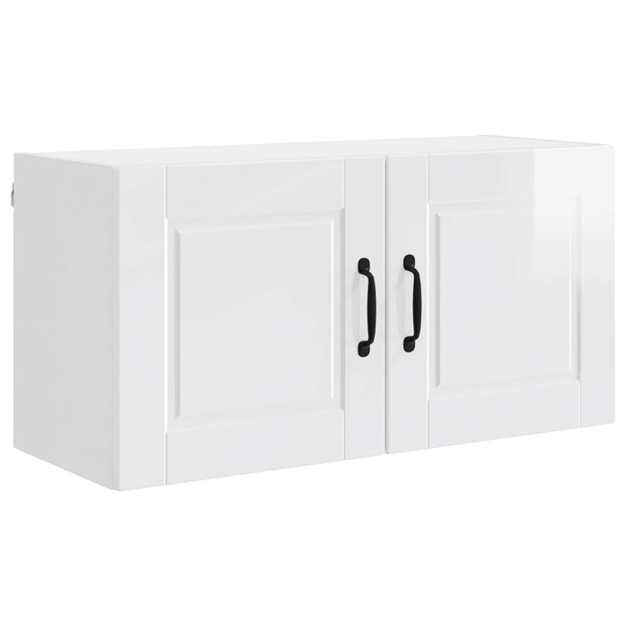 Dulap de bucătărie Alb lucios 80 x 31 x 40 cm Lemn compozit - WALTI WALTI