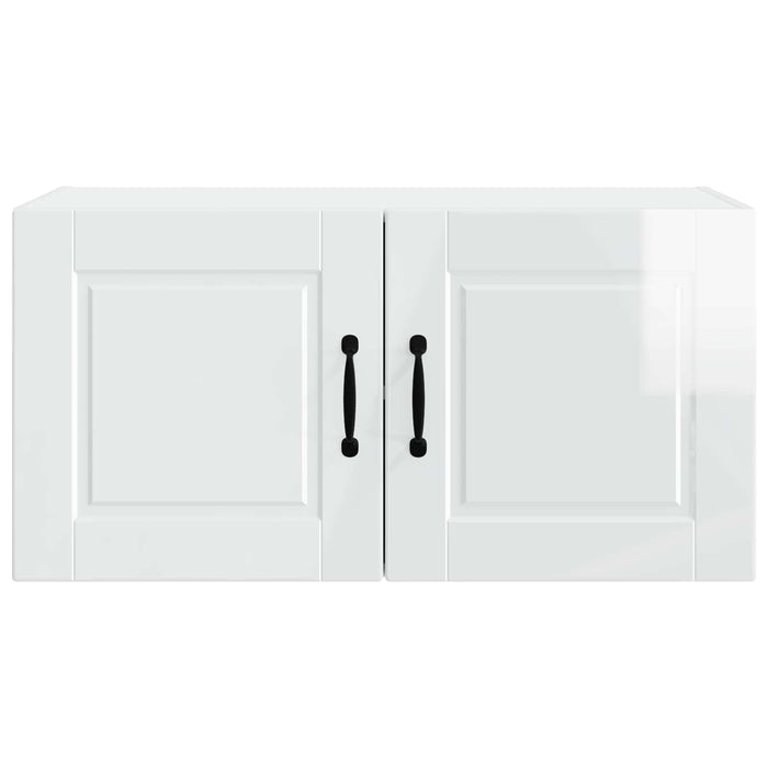 Dulap de bucătărie Alb lucios 80 x 31 x 40 cm Lemn compozit - WALTI WALTI