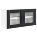 Dulap de bucătărie cu raft Negru 80 x 31 x 40 cm Lemn compozit - WALTI WALTI