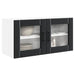 Dulap de bucătărie cu raft Negru 80 x 31 x 40 cm Lemn compozit - WALTI WALTI