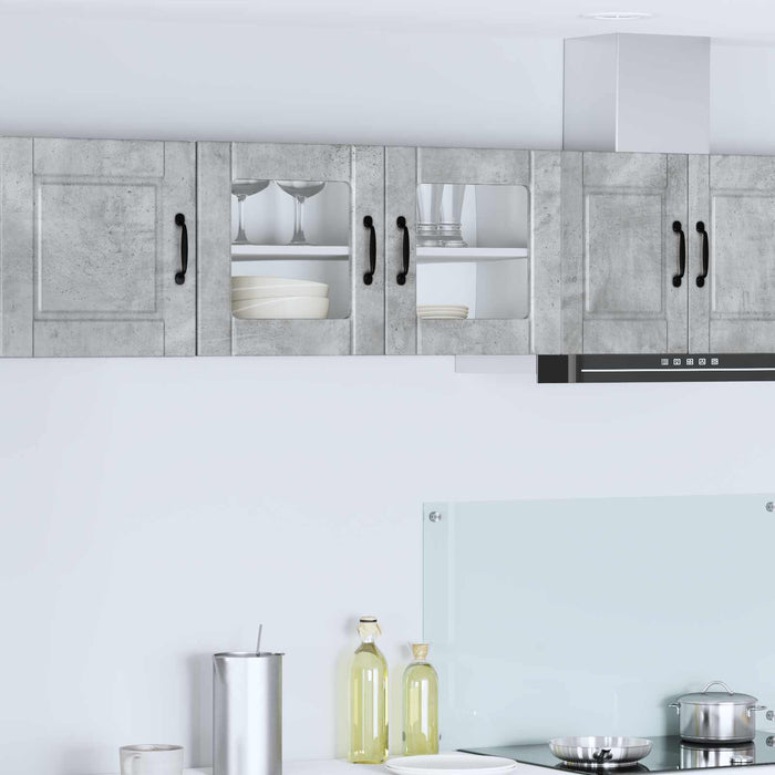 Dulap de bucătărie Gri din beton 80 x 31 x 40 cm Lemn compozit - WALTI WALTI