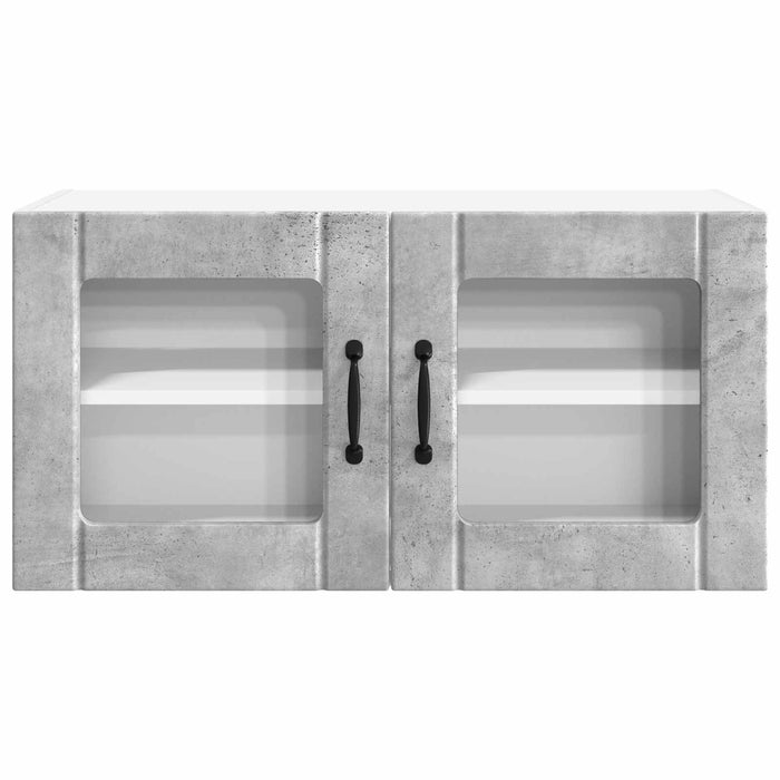 Dulap de bucătărie Gri din beton 80 x 31 x 40 cm Lemn compozit - WALTI WALTI
