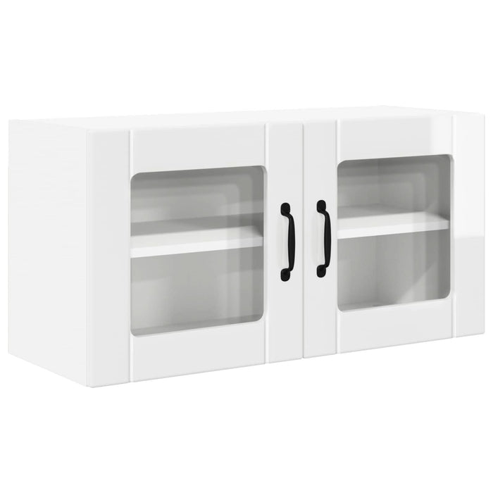 Dulap de bucătărie Alb lucios 80 x 31 x 40 cm Lemn compozit - WALTI WALTI