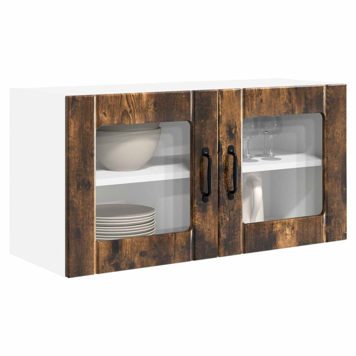 Dulap de bucătărie Stejar fumuriu 80 x 31 x 40 cm Lemn compozit - WALTI WALTI