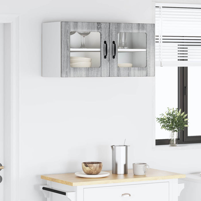 Dulap de bucătărie Gri Sonoma 80 x 31 x 40 cm Lemn compozit - WALTI WALTI