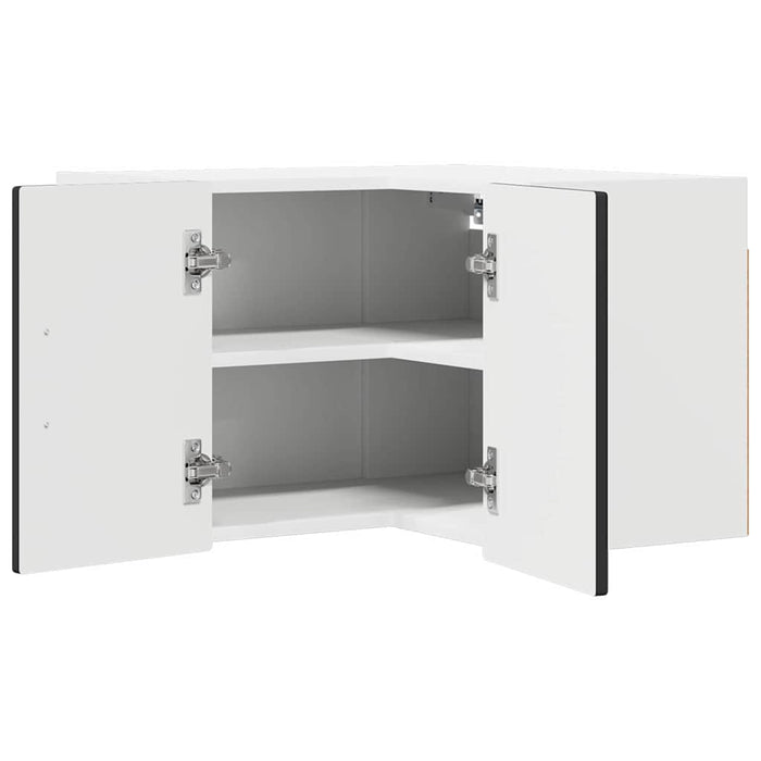 Dulap de bucătărie cu raft Negru 57 x 57 x 40 cm Lemn compozit - WALTI WALTI