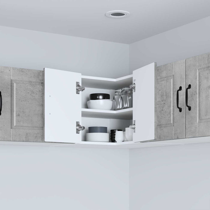 Dulap de bucătărie Gri din beton 57 x 57 x 40 cm Lemn compozit - WALTI WALTI