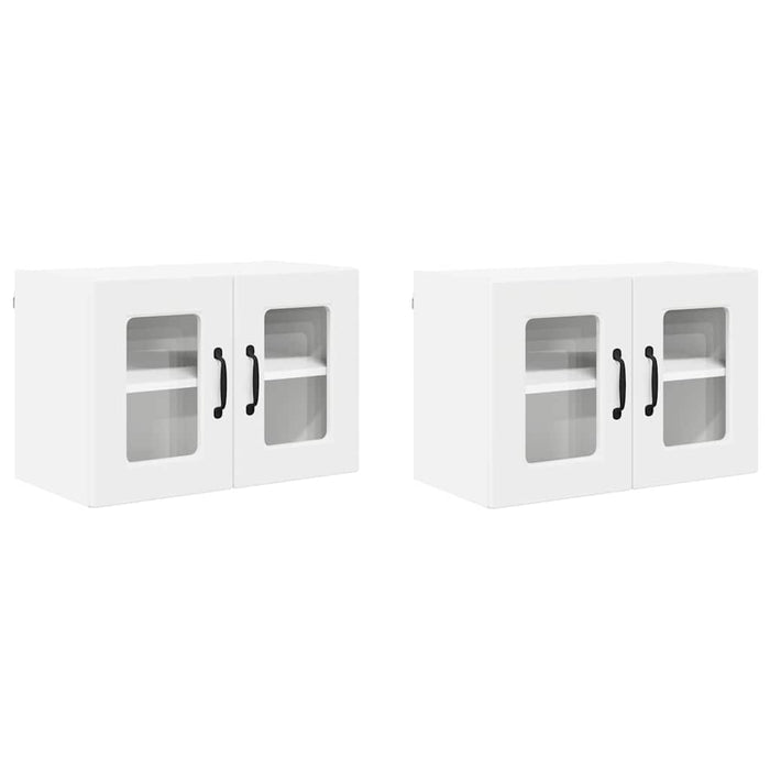 Dulap de bucătărie 2 pcs Alb 60 x 31 x 40 cm Lemn compozit - WALTI WALTI