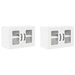 Dulap de bucătărie 2 pcs Alb 60 x 31 x 40 cm Lemn compozit - WALTI WALTI