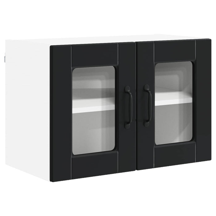 Dulap de bucătărie 2 pcs Negru 60 x 31 x 40 cm Lemn compozit - WALTI WALTI