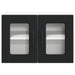 Dulap de bucătărie 2 pcs Negru 60 x 31 x 40 cm Lemn compozit - WALTI WALTI
