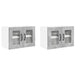 Dulap de bucătărie cu raft 2 pcs Gri din beton 60 x 31 x 40 cm - WALTI WALTI