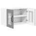 Dulap de bucătărie cu raft 2 pcs Gri din beton 60 x 31 x 40 cm - WALTI WALTI