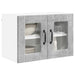 Dulap de bucătărie cu raft 2 pcs Gri din beton 60 x 31 x 40 cm - WALTI WALTI