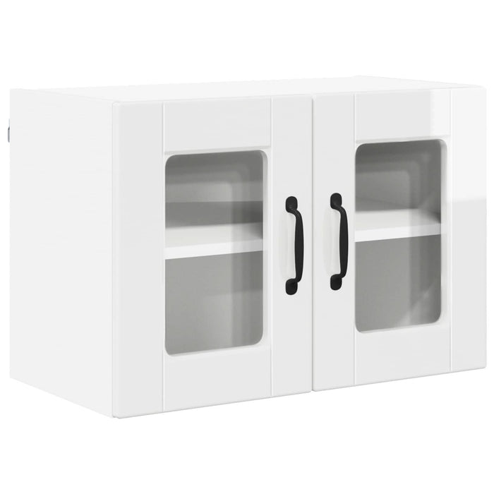 Dulap de bucătărie cu raft 2 pcs Alb lucios 60 x 31 x 40 cm - WALTI WALTI