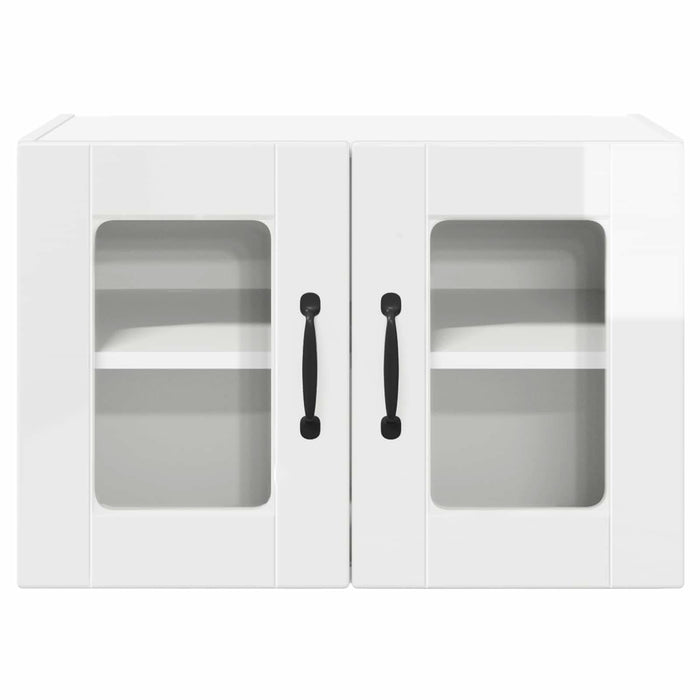 Dulap de bucătărie cu raft 2 pcs Alb lucios 60 x 31 x 40 cm - WALTI WALTI