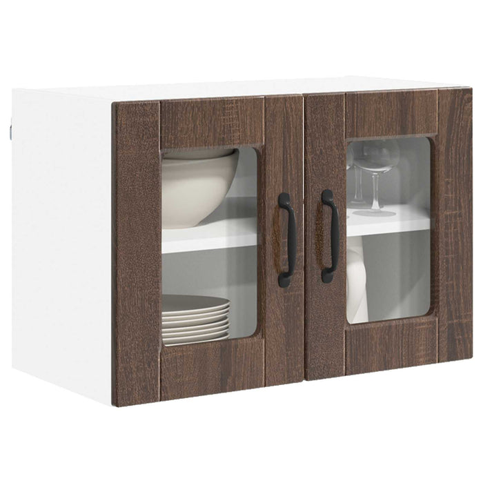 Dulap de bucătărie cu raft 2 pcs Stejar închis 60 x 31 x 40 cm - WALTI WALTI