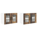 Dulap de bucătărie cu raft 2 pcs Lemn vechi 60 x 31 x 40 cm - WALTI WALTI