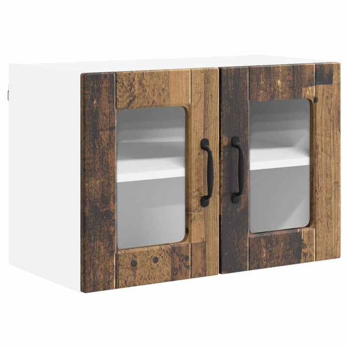 Dulap de bucătărie cu raft 2 pcs Lemn vechi 60 x 31 x 40 cm - WALTI WALTI