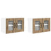 Dulap de bucătărie 2 pcs Stejar Artizanal 60 x 31 x 40 cm - WALTI WALTI