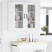 Dulap de bucătărie 2 pcs Alb 40 x 31 x 80 cm Lemn compozit - WALTI WALTI