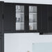 Dulap de bucătărie 2 pcs Negru 40 x 31 x 80 cm Lemn compozit - WALTI WALTI