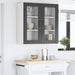 Dulap de bucătărie 2 pcs Negru 40 x 31 x 80 cm Lemn compozit - WALTI WALTI