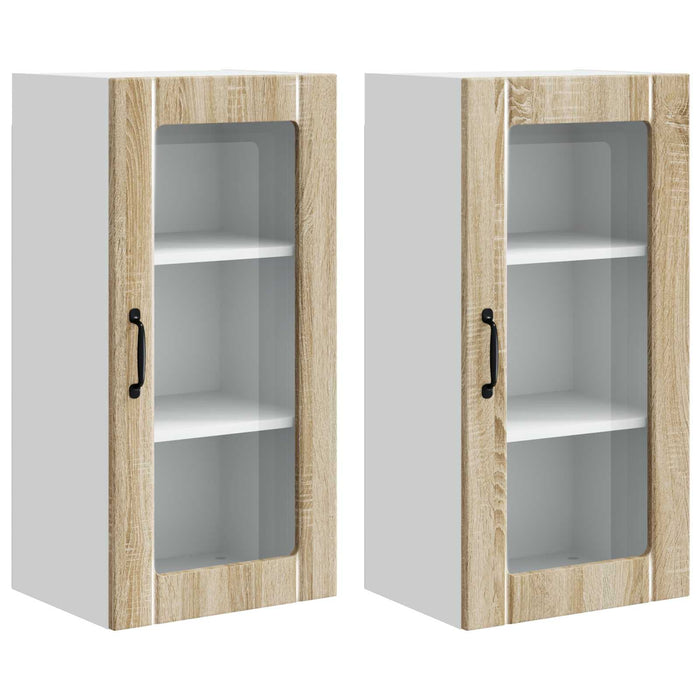 Dulap de bucătărie cu raft 2 pcs Stejar Sonoma 40 x 31 x 80 cm - WALTI WALTI