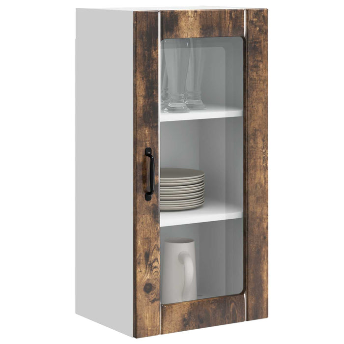 Dulap de bucătărie cu raft 2 pcs Stejar fumuriu 40 x 31 x 80 cm - WALTI WALTI