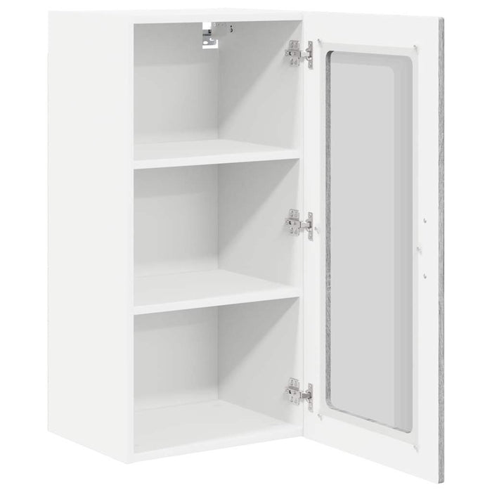 Dulap de bucătărie cu raft 2 pcs Gri Sonoma 40 x 31 x 80 cm - WALTI WALTI