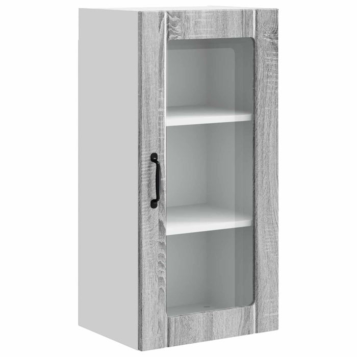 Dulap de bucătărie cu raft 2 pcs Gri Sonoma 40 x 31 x 80 cm - WALTI WALTI