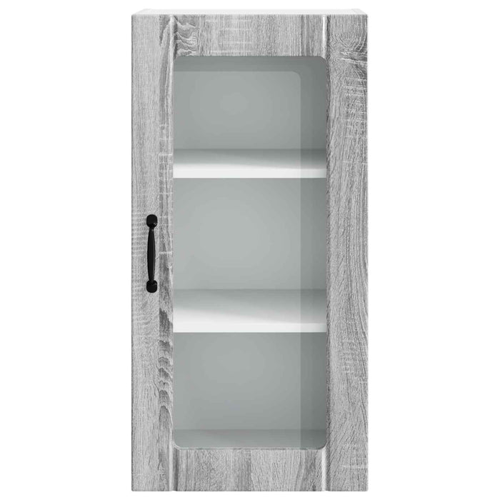 Dulap de bucătărie cu raft 2 pcs Gri Sonoma 40 x 31 x 80 cm - WALTI WALTI