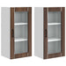 Dulap de bucătărie cu raft 2 pcs Stejar închis 40 x 31 x 80 cm - WALTI WALTI