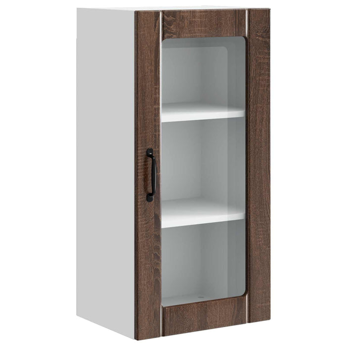 Dulap de bucătărie cu raft 2 pcs Stejar închis 40 x 31 x 80 cm - WALTI WALTI