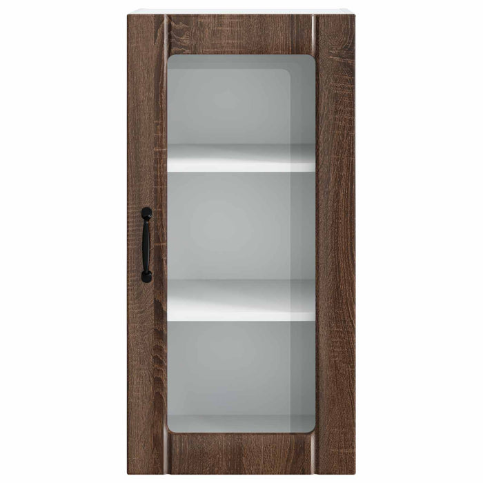 Dulap de bucătărie cu raft 2 pcs Stejar închis 40 x 31 x 80 cm - WALTI WALTI