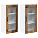 Dulap de bucătărie cu raft 2 pcs Lemn vechi 40 x 31 x 80 cm - WALTI WALTI