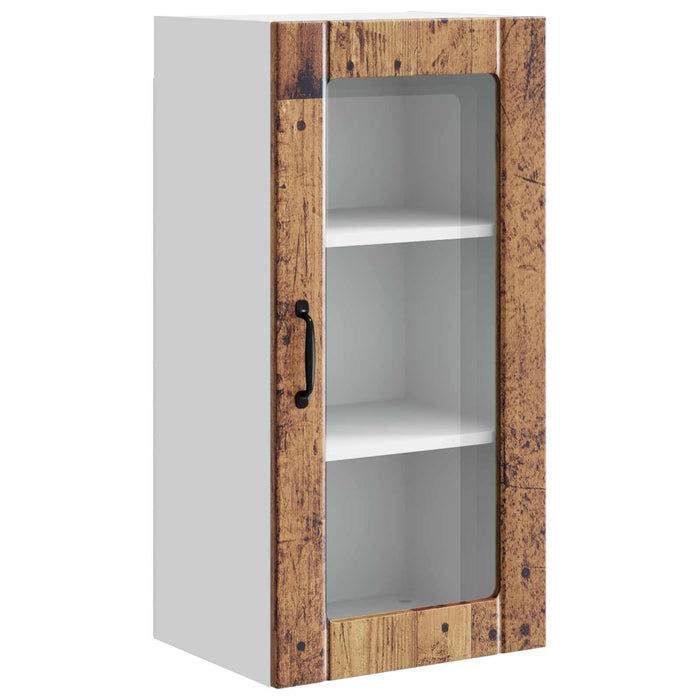 Dulap de bucătărie cu raft 2 pcs Lemn vechi 40 x 31 x 80 cm - WALTI WALTI