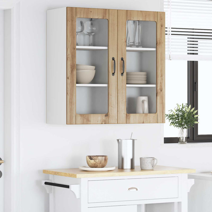 Dulap de bucătărie 2 pcs Stejar Artizanal 40 x 31 x 80 cm - WALTI WALTI