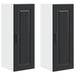 Dulap de bucătărie 2 pcs Negru 30 x 31 x 80 cm Lemn compozit - WALTI WALTI